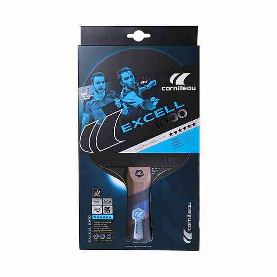Ракетка для настольного тенниса Cornilleau EXCELL 1000, черно-красная Киев