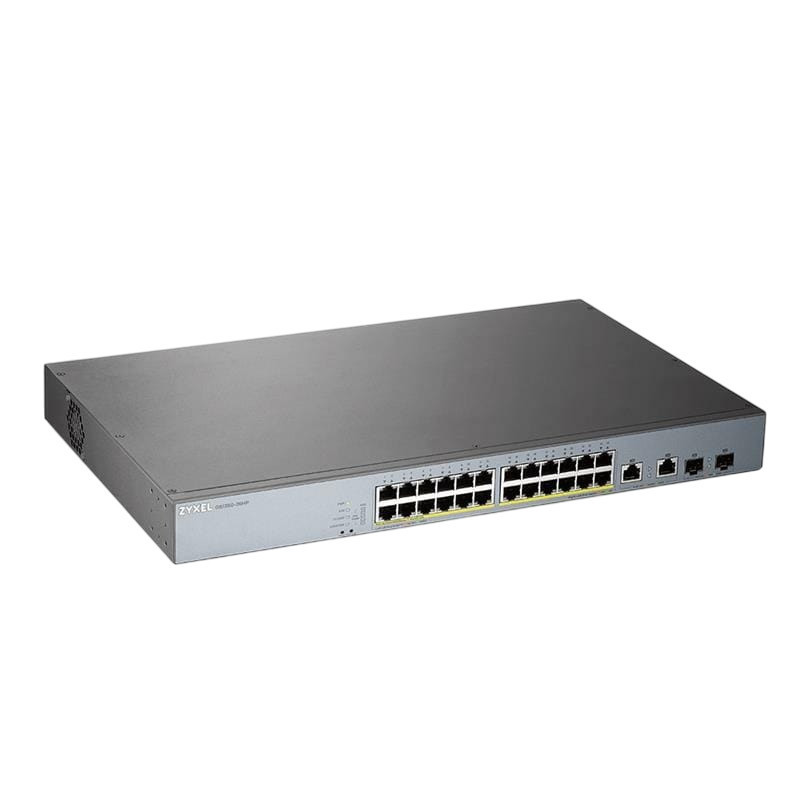 Комутатор для відеоспостереження ZYXEL GS1350-26HP (GS1350-26HP-EU0101F) (24xGE PoE+, 2xGE/SFP, PoE max 375W, Харьков - изображение 4