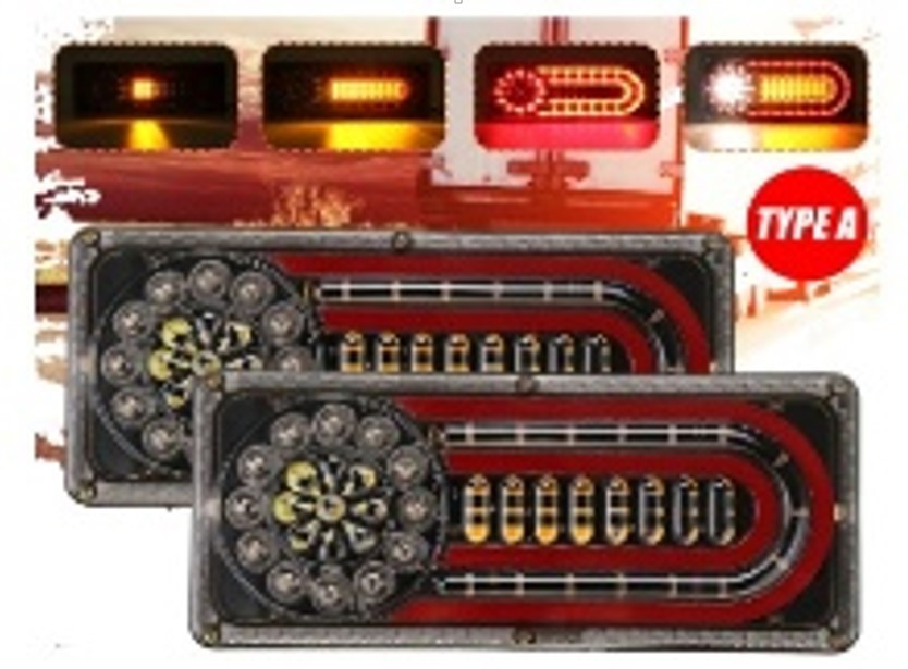 Ліхтар задній Ferrari 12-24V 33см (2шт) Вінниця - фото 2