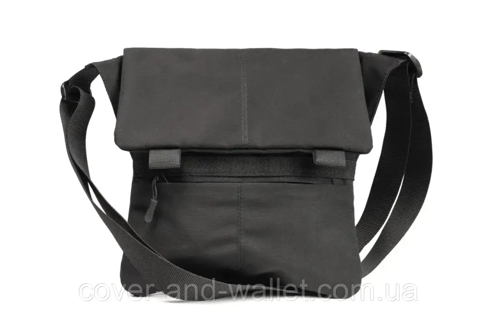 Тактическая сумка через плечо черного цвета для скрытого ношения пистолета 902710 Киев - изображение 1