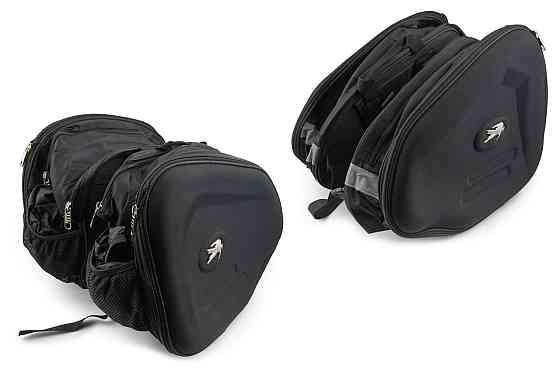 Кофри бічні (пара) (тканина, чорні, #EE005) Мукачево