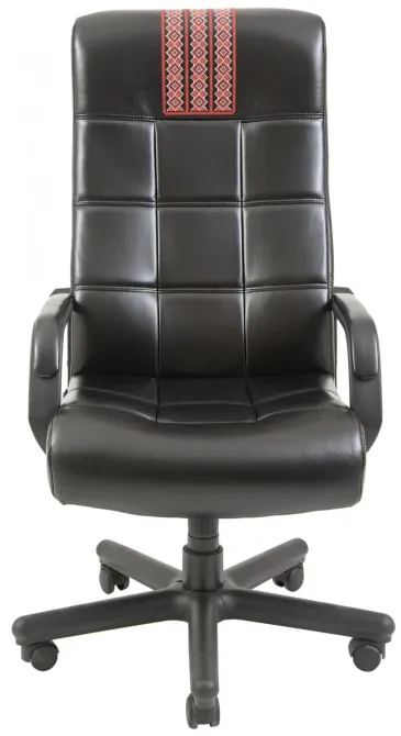 Офисное Кресло Руководителя Richman Virginia Titan Gloss Black (Без Принта) Пластик Рич М2 AnyFix Черный Днепр - изображение 2