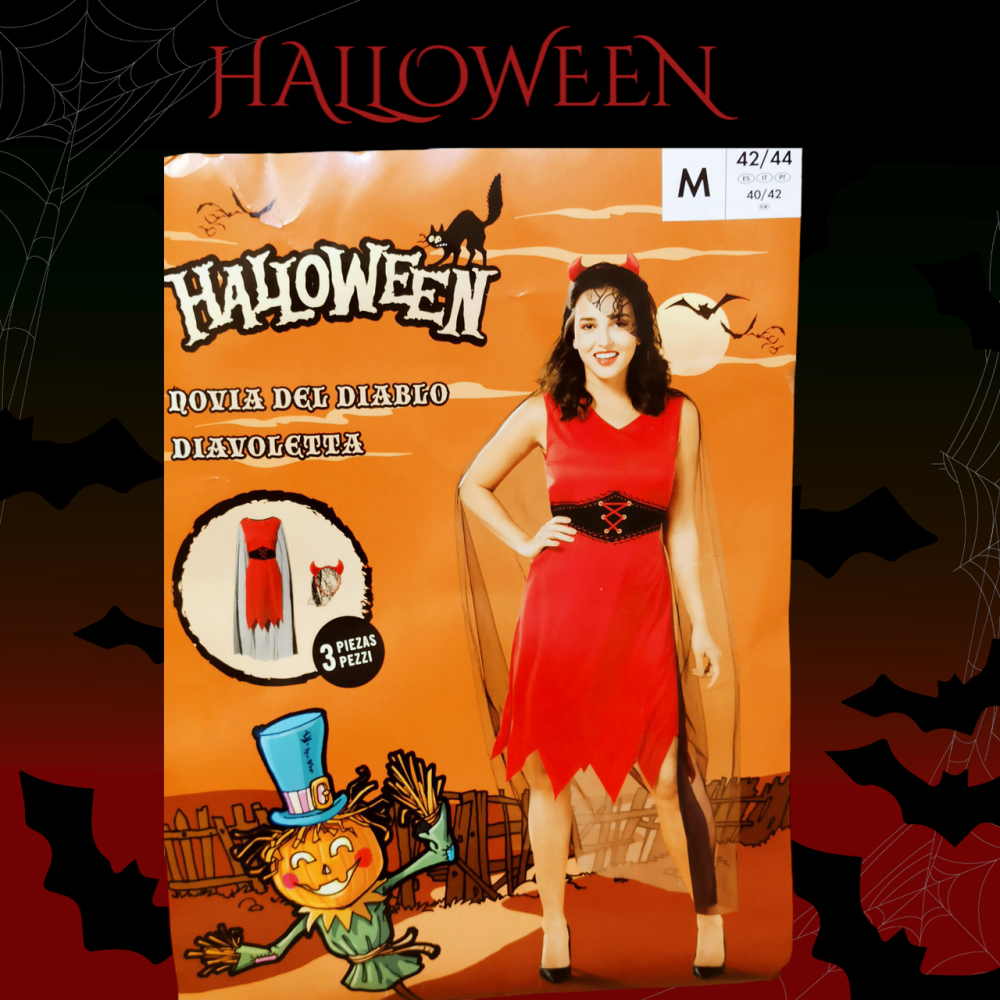 Платье Невеста Дьявола для вечеринки на Хеллоуин размер М 42-44 красный Киев - изображение 1