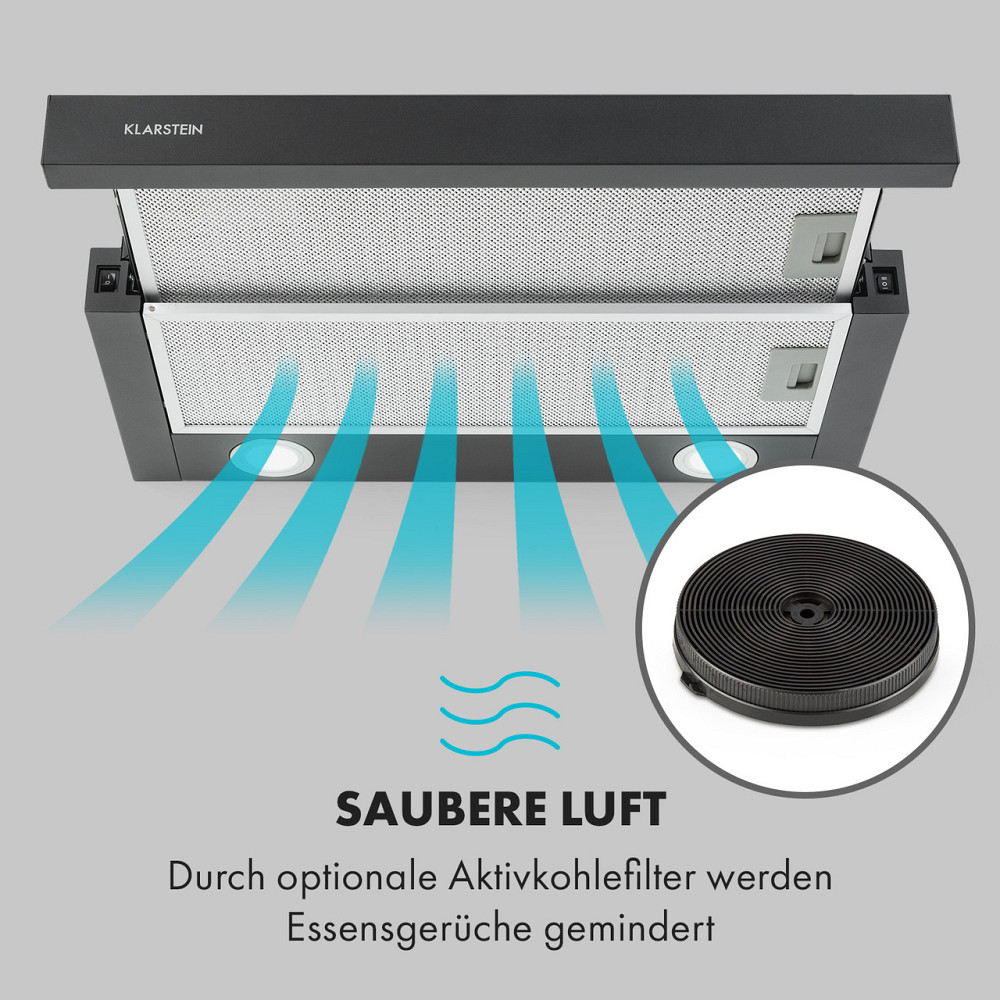 Вытяжка Viola нержавеющая сталь 59,6 см 612 м³/ч EEC A черный черный (Германия, читать описание) Ровно - изображение 7