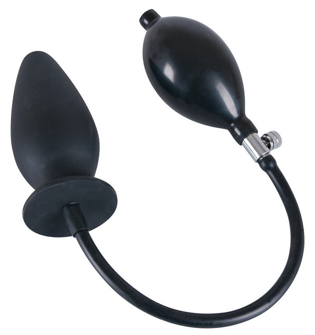 Анальная пробка - True Black Inflatable Anal Plug Sex Aura Киев - изображение 3