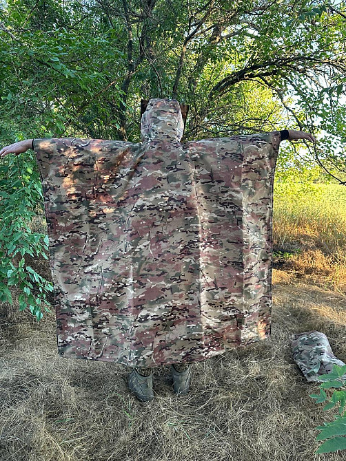 Антитепловізор потрійний захист пончо захист від тепловізорів, плащ костюм від тепловізора мультикам Дніпро - фото 12