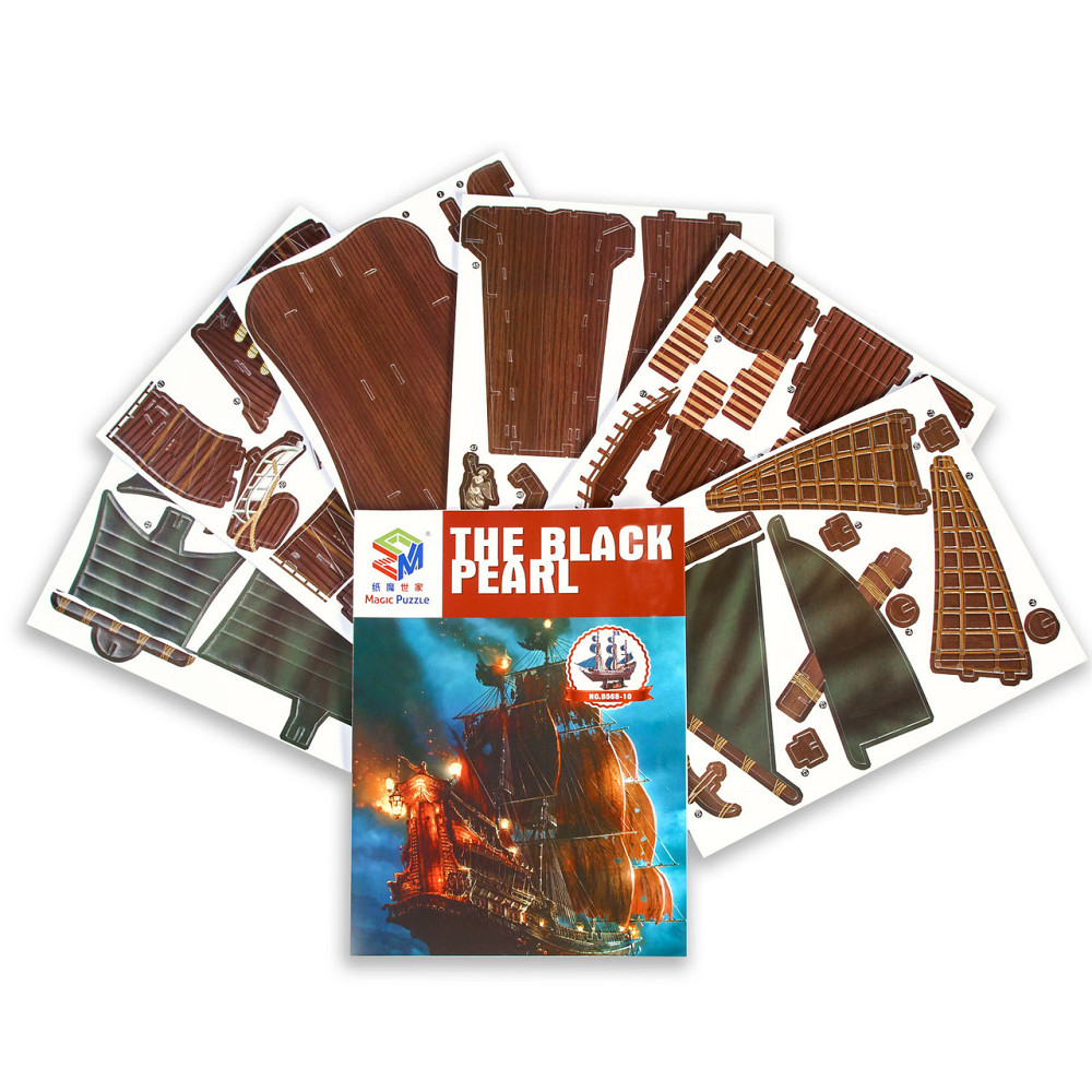 Величезні 3D пазли "THE BLACK PEARL" Тривимірний конструктор-головоломка 43.4 см * 17.2 см * 49.1 см * Кам'янець-Подільський - фото 5