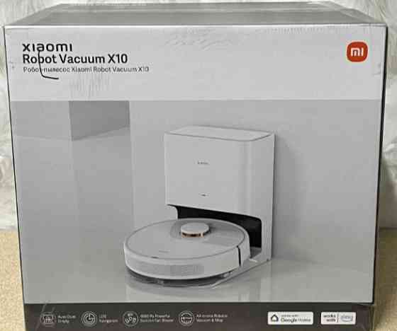 Робот Пылесос с влажным прибиранням: Xiaomi Robot Vacuum X10. Новый ! Киев
