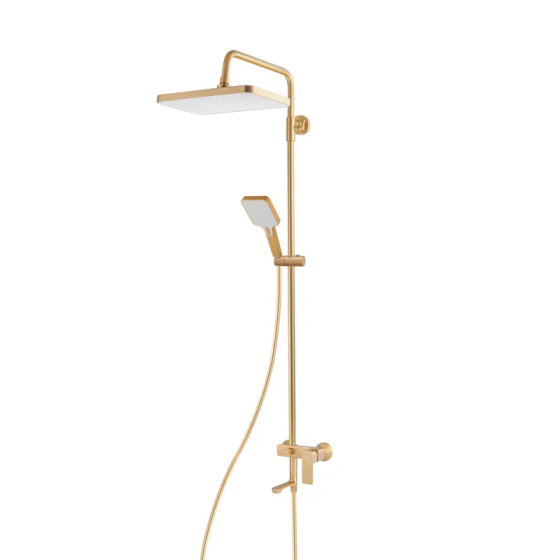 Душова колона зі змішувачем Haiba KUBUS 009-J BRUSHED GOLD   ( HB9627 ) 29686 Харків