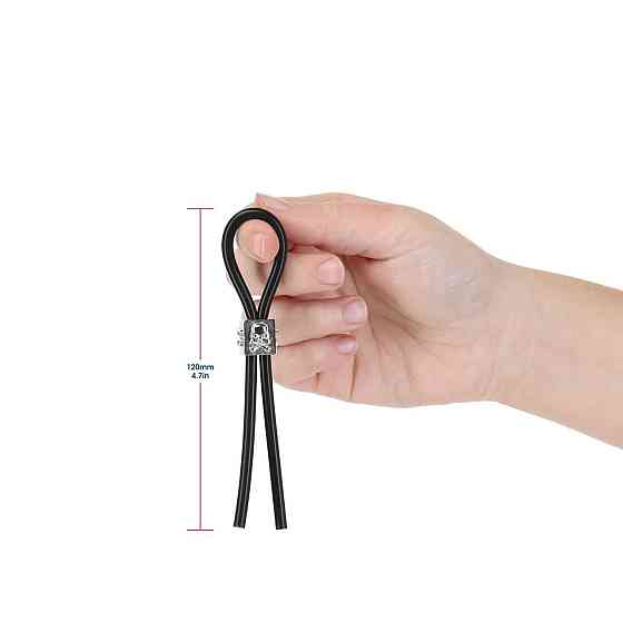 Эрекционное кольцо-лассо LUX Active Tether Adjustable Silicone Cock Tie, регулируемое Sex Aura Киев