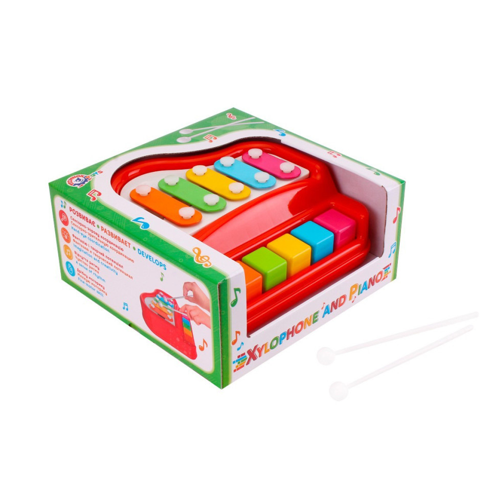 Іграшка "Ксилофон-фортепіано ТехноК", арт.8201TXK Вінниця - фото 3