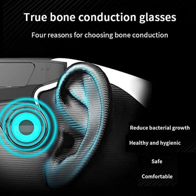 Smart Audio glasses Інтелектуальні сонцезахисні окуляри bluetooth gokul bone conduction смарт аудіо окуляри Дніпро - фото 8