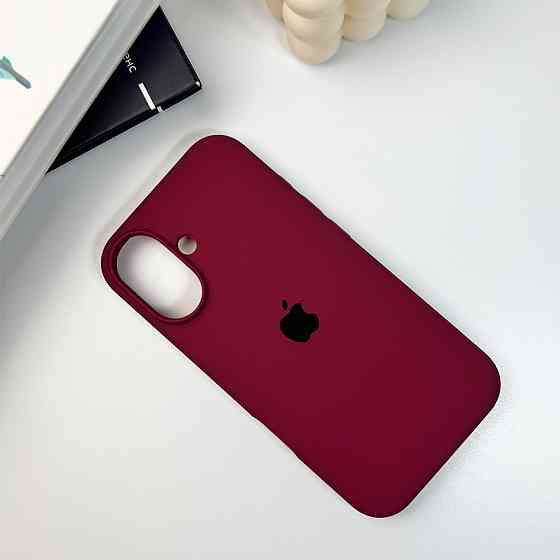 Чохол для смартфона Silicone Full Case AA Open Cam for Apple iPhone 16 47,Plum Киев