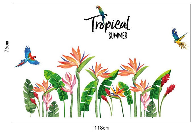 Наклейка інтер'єрна Тропіки Київ - фото 2