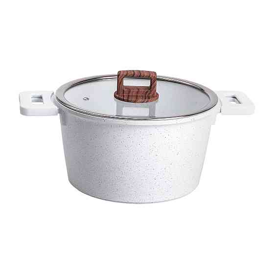 MGC Набір посуду алюміній з товстим дном MGC з лопаткою, ополоником і щіткою білий HP-4-406W Коломия