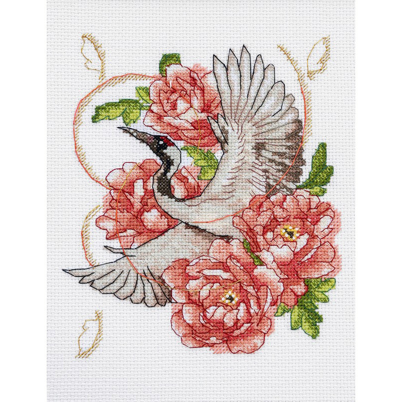 Набір для вишивання хрестиком "На крилах до мрії" AH-225 з п'яльцями Вінниця - фото 1