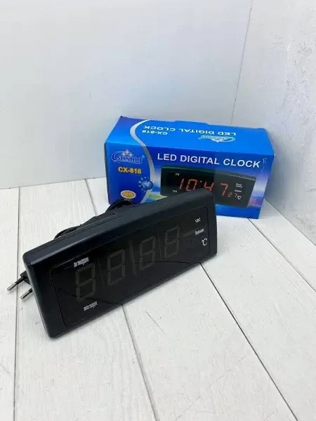 Годинник настільний CAIXING CX-818, зелений Одеса - фото 1