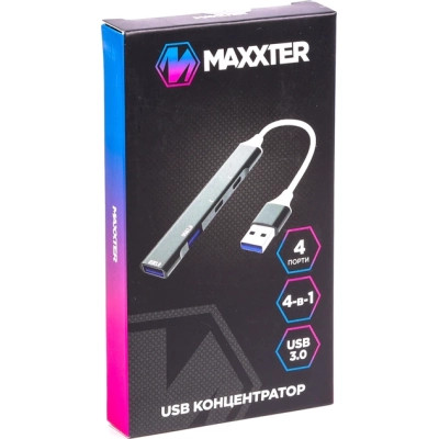Концентратор Maxxter USB 3.0 to 1xUSB 3.0 + 1xUSB 2.0 + 2xUSB-C (HU3A-4P-03) Вінниця - фото 4