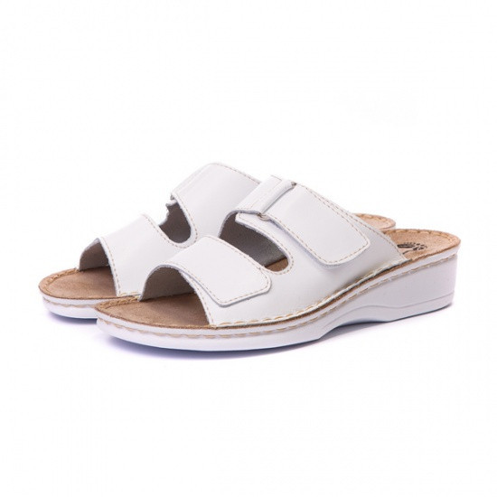 Шлепанцы женские белые Mubb Днепр - изображение 10