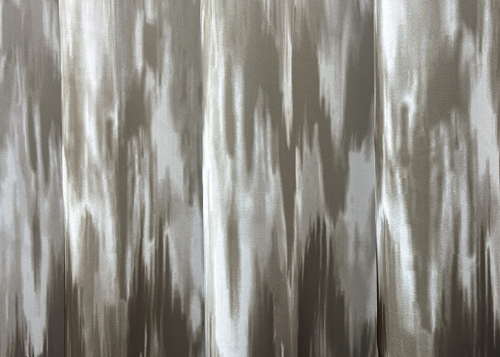 Тюль шифоновая с принтом цвет венге с белым 1761т Киев - изображение 3