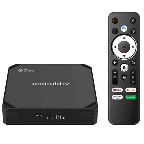 Смарт ТВ приставка G7 Pro 4/32 Гб Android TV 11 Smart Box Андроїд ТВ бокс Київ