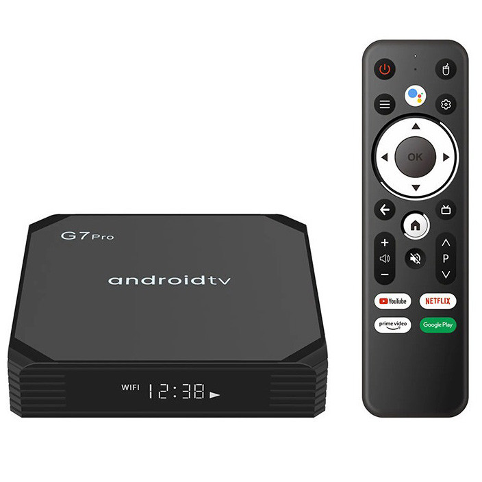 Смарт ТВ приставка G7 Pro 4/32 Гб Android TV 11 Smart Box Андроїд ТВ бокс Київ - фото 1