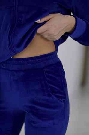 Велюровий спортивний костюм жіночий "Davos" | Норма і батал Електрик, 42-44 Київ