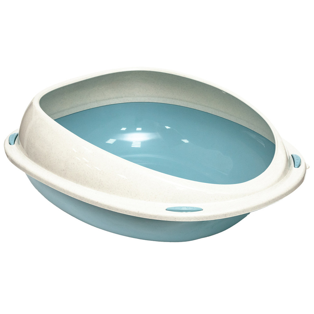 Открытый туалет для кошек Shuttle с бортиком, размер 57 x 40 x 19 см Винница - изображение 1