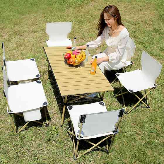 Стол складной прямоугольный с накидкой 95х52х50см,Оливковый SBR Киев