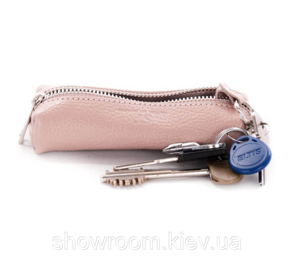 Женская кожаная пудровая ключница (4056) Киев - изображение 2