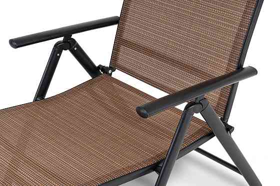 Садовий шезлонг з алюмінієвою рамою Di Volio Bolzano коричневий Киев