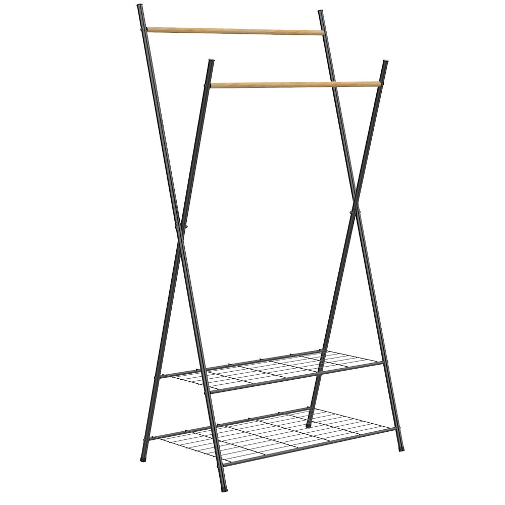Стойка для одежды Casa Si Garment Rack Bamboo Black (CS92309W04) Киев - изображение 1
