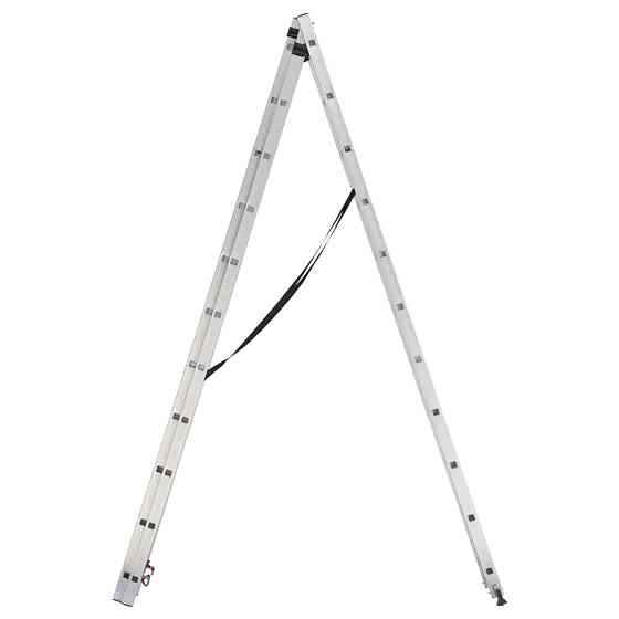 Драбина розкладна універсальна 3×11 щаблів 7.33 м SIGMA (5032364) Київ