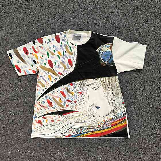 Футболка для хлопчика з принтом аніме Аніме Вампір Хунтер Д оверсайз (зріст від 165 до 180) Чорний Дніпро