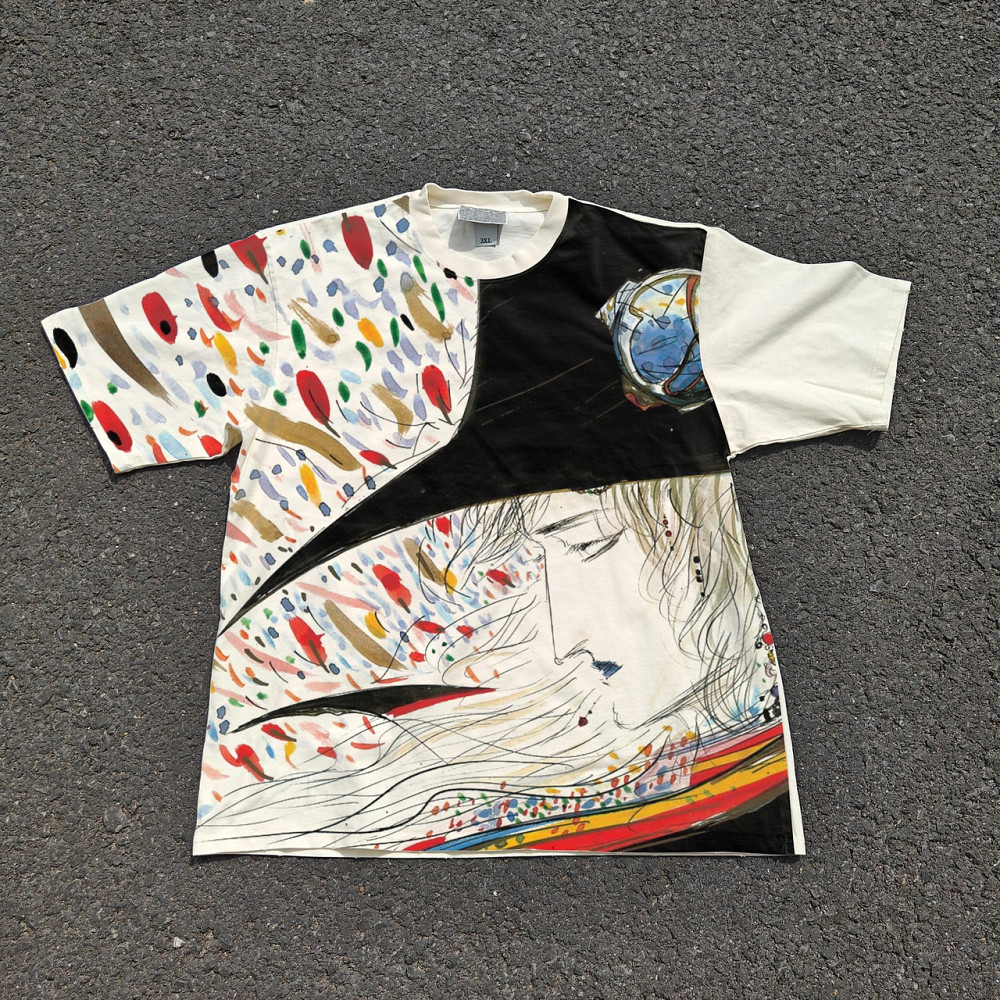 Футболка для мальчика с принтом аниме Аниме Вампир Хунтер Д оверсайз (рост от 165 до 180 ) Черний Днепр - изображение 1