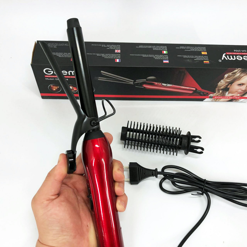 Щипцы для приобретения объема волос, Стайлер-плойка для локонов Щипцы вьющихся волос OJ-20 Львов - изображение 4