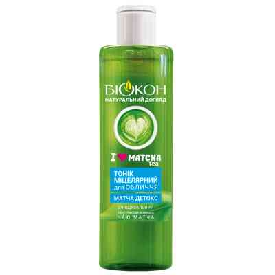 Тоник для лица Біокон I Love Matcha Tea Мицеллярный 200 мл (4823110301111) Винница