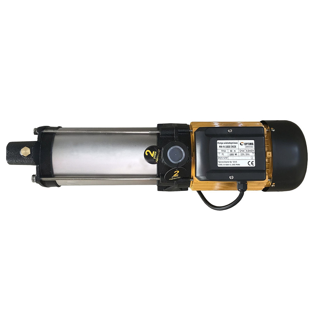 Насос відцентровий багатоступінчастий Optima MH-N 1800INOX 1,8кВт нерж, колеса Тернопіль - фото 3