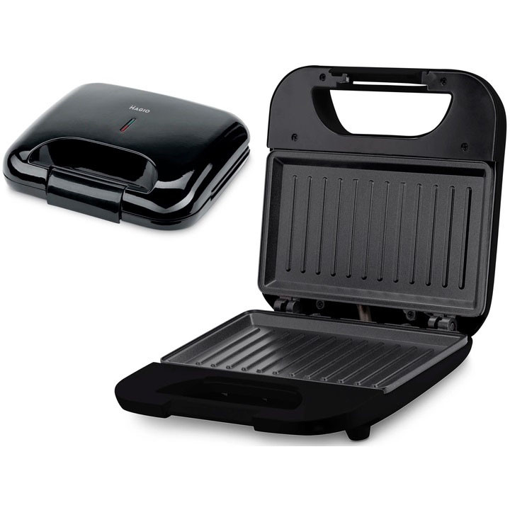 Універсальний гриль побутовий Magio, Бутербродниця гриль сендвічниця притискний рифлений ZV-18 Львів - фото 1