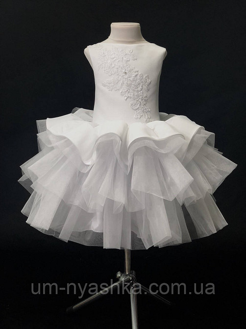 Пышное детское белое платье Бетти  на 4-5, 6-7 лет Кривой Рог - изображение 2