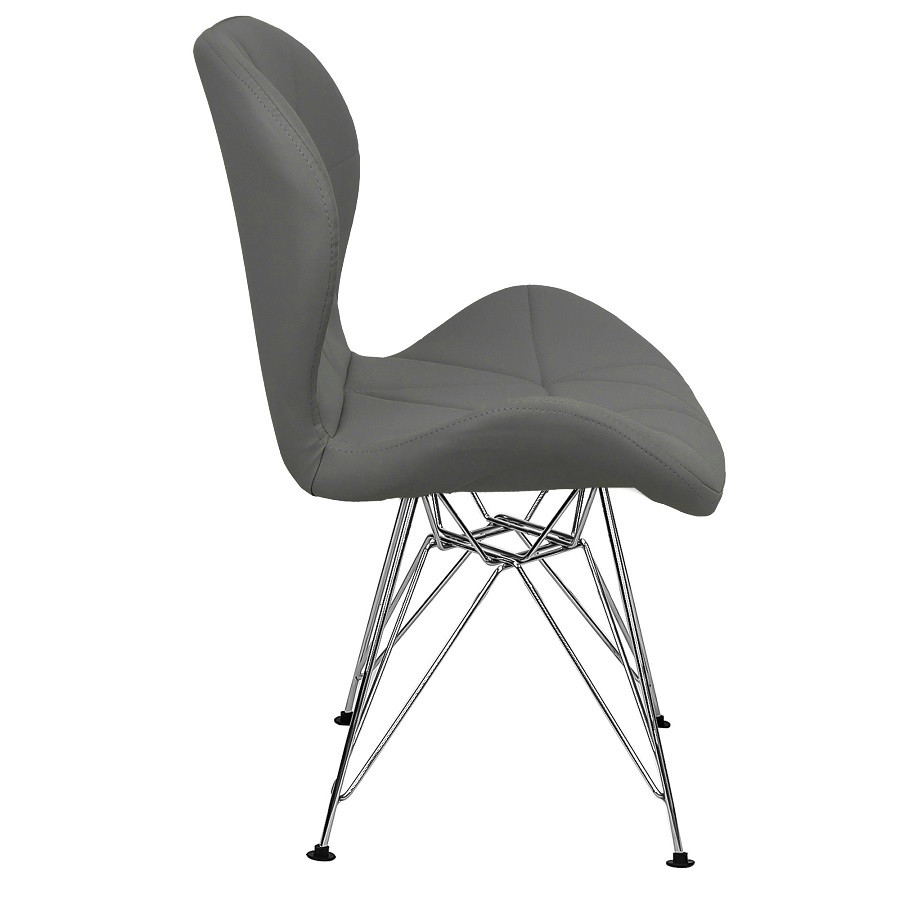 Стілець Стар S екошкіра сіра Дніпро - фото 5