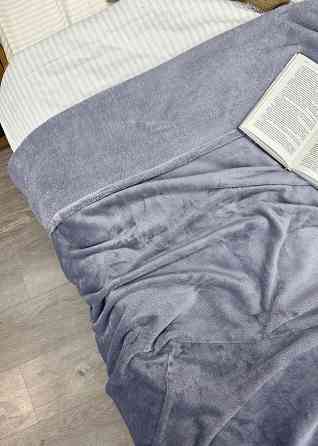 Плед-покривало Decorator WellSoft 180х210 см однотонний Бузково-сірий (87-263) Київ