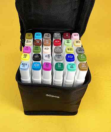 Маркери TOUCH 30 кольорів! Набір якісних двосторонніх маркерів для скетчингу на спиртовій основі! Кам'янець-Подільський