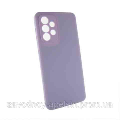 Samsung A33 A336 Чехол силиконовый Защита камеры (лиловый) Одесса