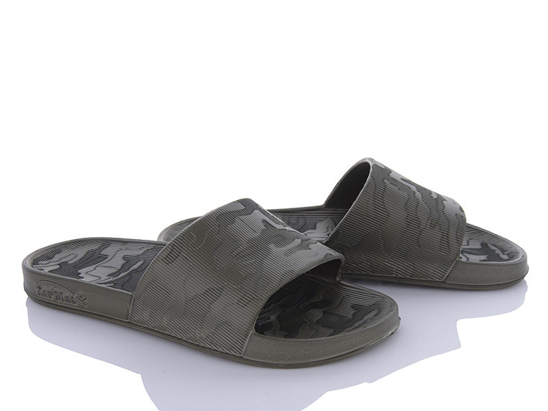 Чоловічі капці для душу басейну шльопанці піна олива Одеса - фото 5