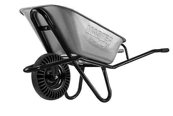 MASTERTOOL Тачка садово-будівельна MASTERTOOL D-3 одноколісна 100 л/200 кг колесо цільнолите гу Киев