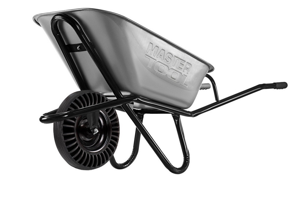 MASTERTOOL Тачка садово-будівельна MASTERTOOL D-3 одноколісна 100 л/200 кг колесо цільнолите гу Киев - изображение 2