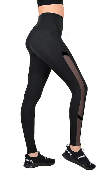 Лосини батальні для фітнесу втягувальні компресійні Valeri 3 Z, з високим поясом 40 Київ - фото 1