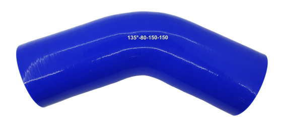 Патрубок (150 мм х 150 мм) (135` - кут) (d=80 товщ = 4 мм) Мукачево