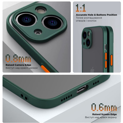 Чохол до мобільного телефона Armorstandart Frosted Matte Xiaomi Redmi 12 4G Dark Green (ARM68552) Вінниця - фото 3